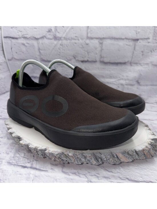 OOFOS OOmg EeZee Low Mens Size 10 Black Casual Walking Slip On Recovery Shoes main image 6